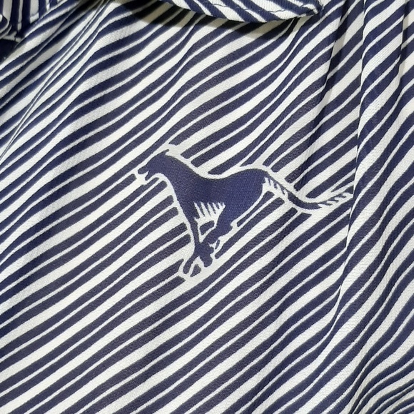 Vintage Blue and White Fit and Flare Dress | Size 12/14 - Picture 4 of 11